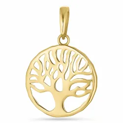 12 mm elämänpuu riipus  8 karaatin kultaa - Gold Collection