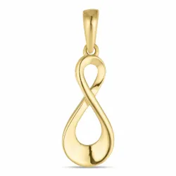 ääretön-merkki riipus  8 karaatin kultaa - Gold Collection