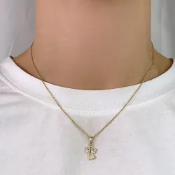 enkeli zirkoni riipus  8 karaatin kultaa - Gold Collection
