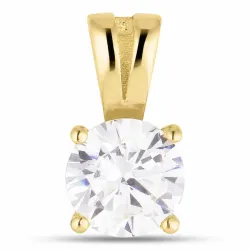 zirkoni riipus  8 karaatin kultaa - Gold Collection