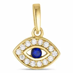 silmät zirkoni riipus  8 karaatin kultaa - Gold Collection