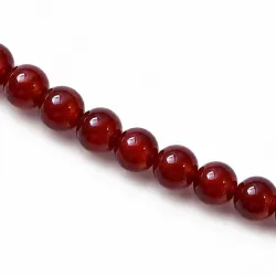 punainen agaattia rannekoru kullattu teräs - AURA