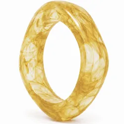 keltainen bangle hartsi - AURA