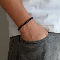 sininen kultakivi rannekoru nylon säädettävällä nyörillä