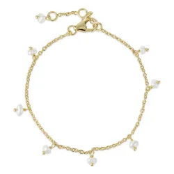 helmi rannekoru kullattua hopeaa  x   - Loom Stones