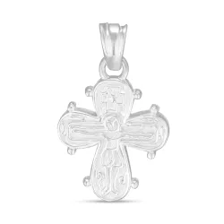 12,5 x 14,5 mm dagmarristi riipus  hopeaa - Amoré