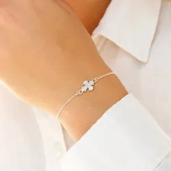 10 x 8,5 mm dagmarristi rannekoru hopeaa - Amoré