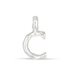 c-kirjain riipus  hopeaa - My Letter