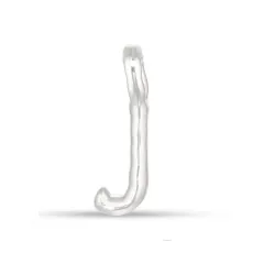 j-kirjain riipus  hopeaa - My Letter