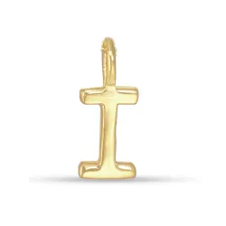 i-kirjain riipus  kullattua hopeaa - My Letter