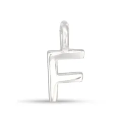 f-kirjain riipus  hopeaa - My Letter