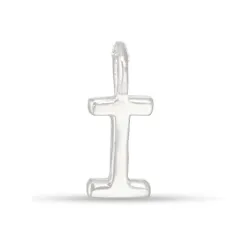 i-kirjain riipus  hopeaa - My Letter