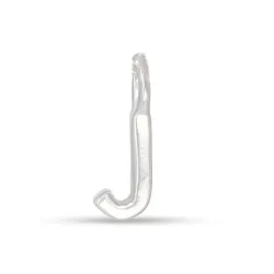 j-kirjain riipus  hopeaa - My Letter