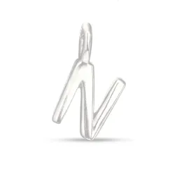 n-kirjain riipus  hopeaa - My Letter