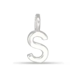 s-kirjain riipus  hopeaa - My Letter