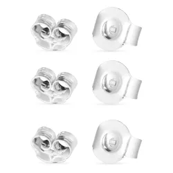 3 paria perhonen  hopea