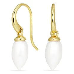 helmi korvarenkaat  kullattu hopea - Loom Stones