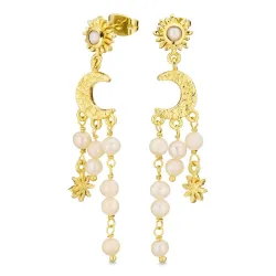 korvarenkaat  kullattu messinki - Eliné