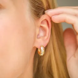 zirkoni rengas  kullattu messinki - Eliné