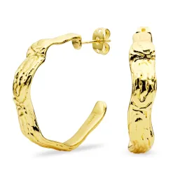 rengaskorvakorut  kullattu messinki - Eliné