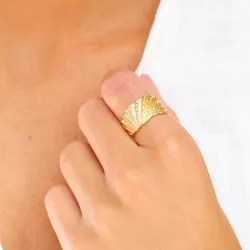 sormus kullattu messinki - Eliné