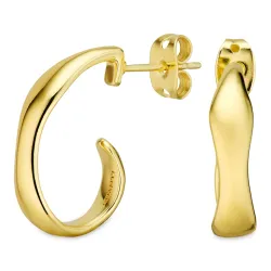 rengaskorvakorut  kullattu messinki - Eliné