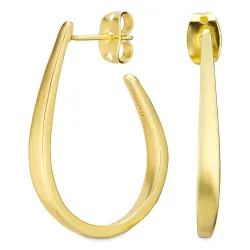 rengaskorvakorut  kullattu messinki - Eliné