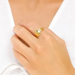 sormus kullattu messinki - Eliné