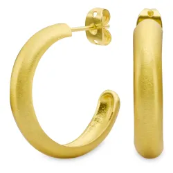 rengaskorvakorut  kullattu messinki - Eliné