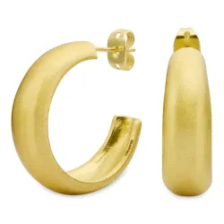 rengaskorvakorut  kullattu messinki - Eliné