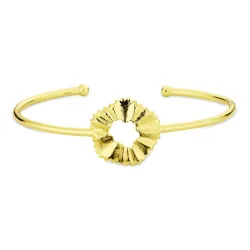 kukka rannekoru kullattu messinki - Eliné