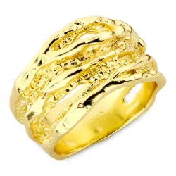 sormus kullattu messinki - Eliné