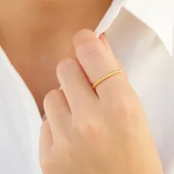 sormus kullattu messinki - Eliné