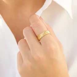 sormus kullattu messinki - Eliné