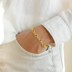 rannekoru kullattu messinki - Eliné