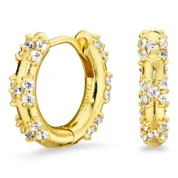 zirkoni rengas  kullattu messinki - Eliné