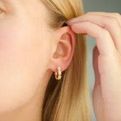 zirkoni rengas  kullattu messinki - Eliné