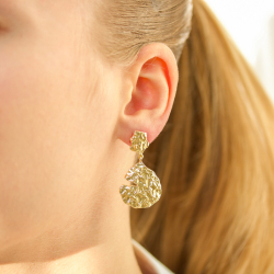 korvarenkaat  kullattu messinki - Eliné