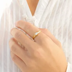 helmi sormus kullattu messinki - Eliné