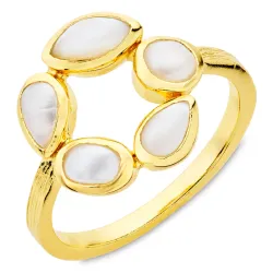 helmi sormus kullattu messinki - Eliné