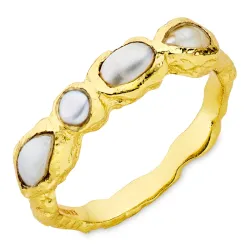 helmi sormus kullattu messinki - Eliné