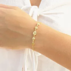 rannekoru kullattu messinki - Eliné