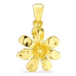 kukka riipus  kullattu messinki - Eliné