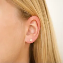 salama korvarenkaat  kullattu messinki - Eliné