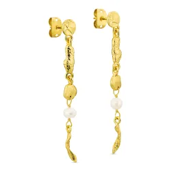 helmi korvarenkaat  kullattu messinki - Eliné