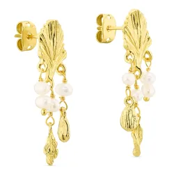 helmi korvarenkaat  kullattu messinki - Eliné