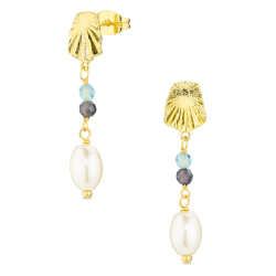 korvarenkaat  kullattu messinki - Eliné