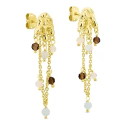 korvarenkaat  kullattu messinki - Eliné