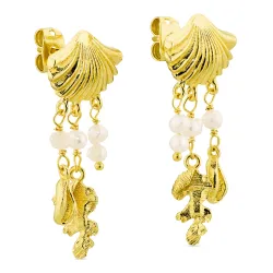 helmi korvarenkaat  kullattu messinki - Eliné