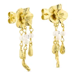 helmi korvarenkaat  kullattu messinki - Eliné